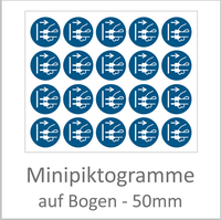 Minipikogramme DIN ISO 7010